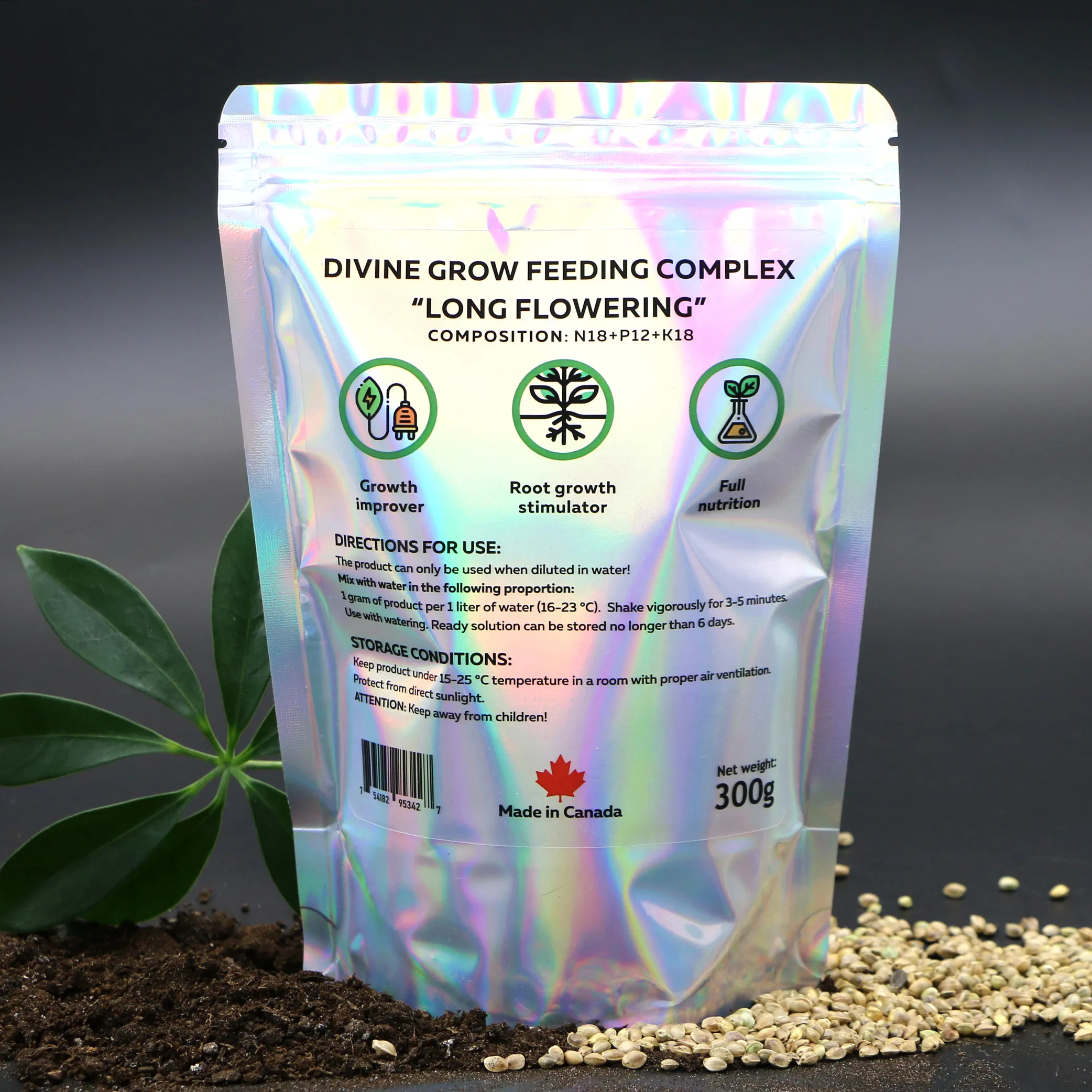 Удобрение Divine Grow Long Flowering 4